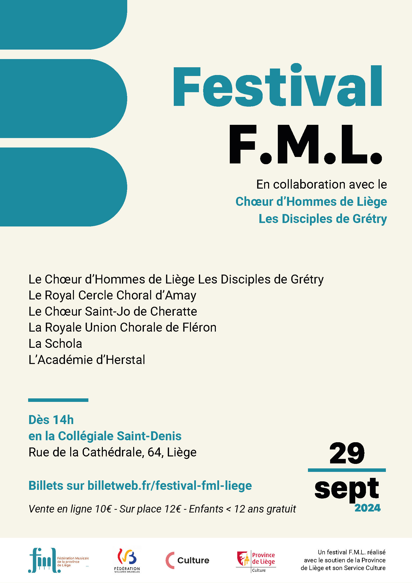 Festival FML en collaboration avec Les Disciples de Grétry